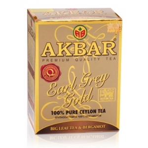 Черный чай Akbar (Акбар) Голд Эрл Грей 80г
